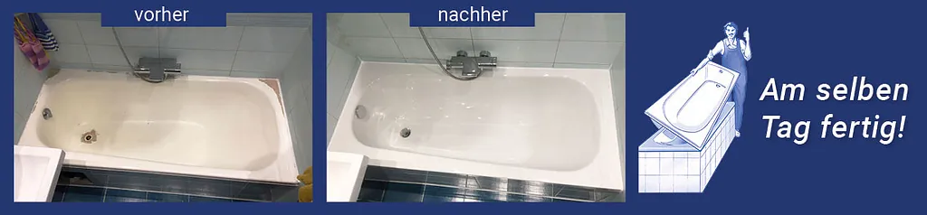 Wanne in Wanne-am selben Tag fertig